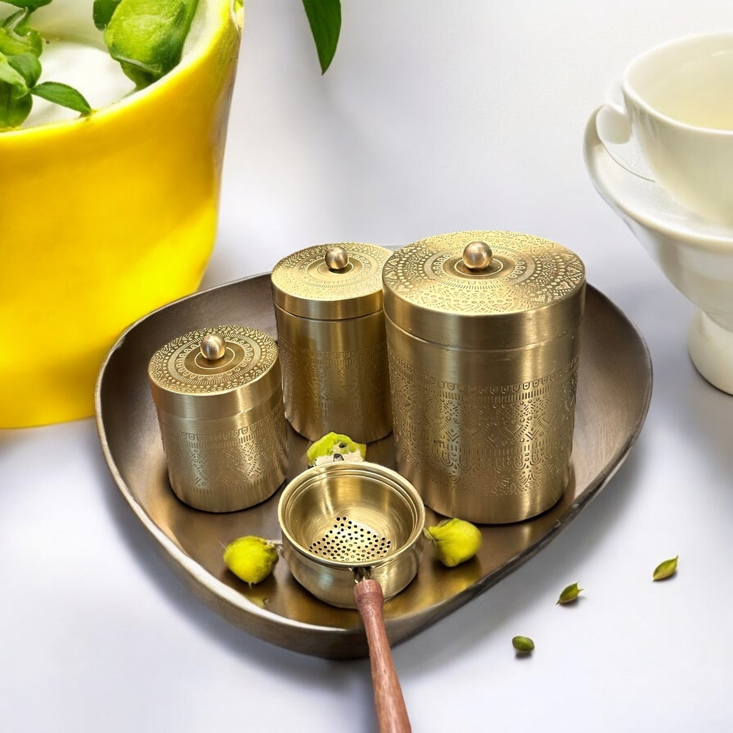 The Brass Edit Tea Strainer