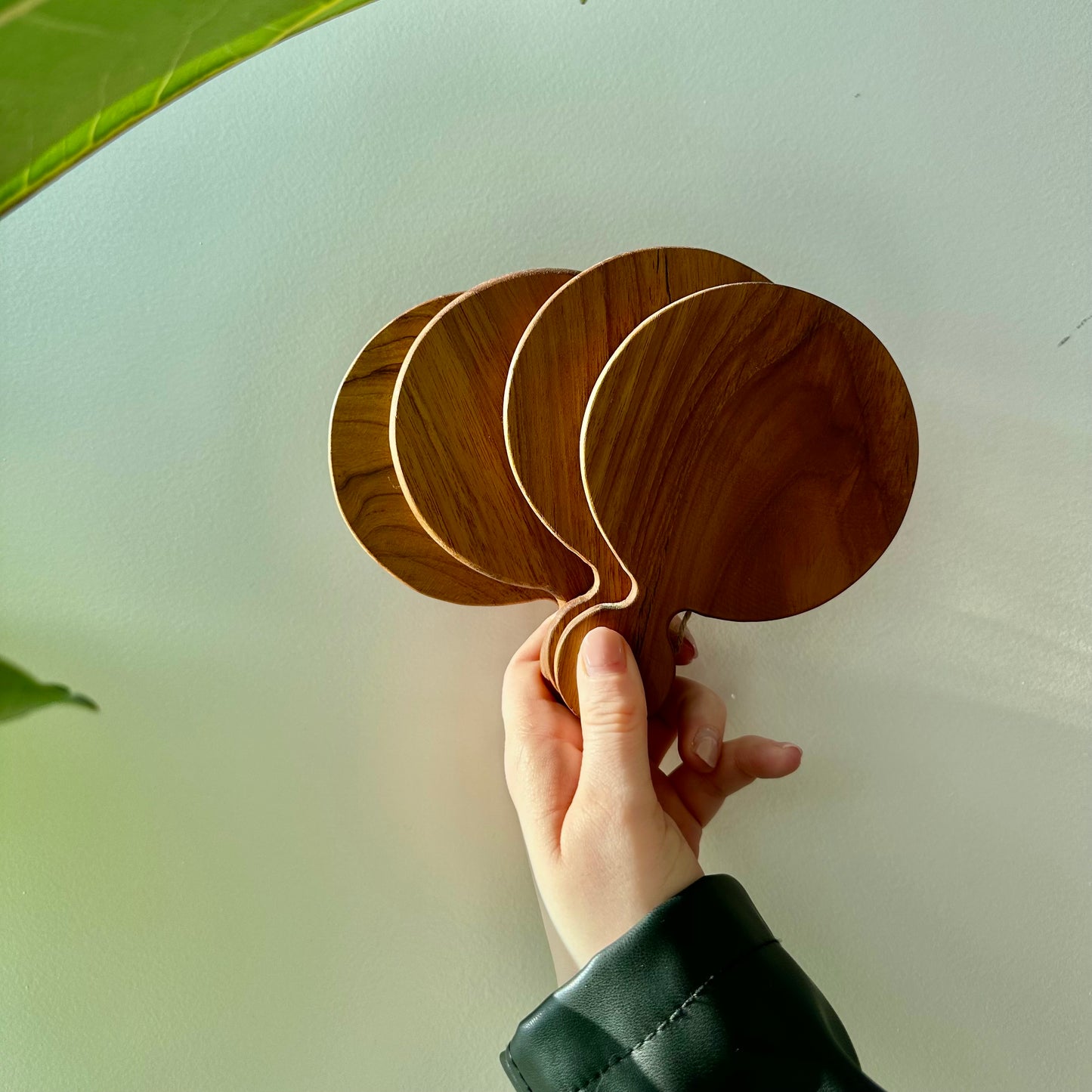 Solid Teak Wood Coasters