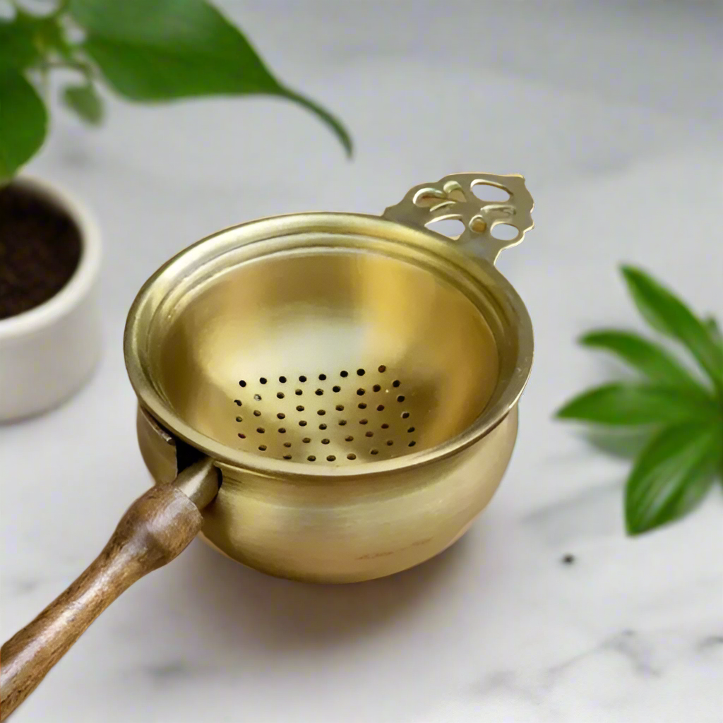 The Brass Edit Tea Strainer